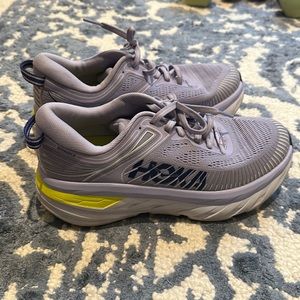 Purple Hoka Bondi women’s in 7.5